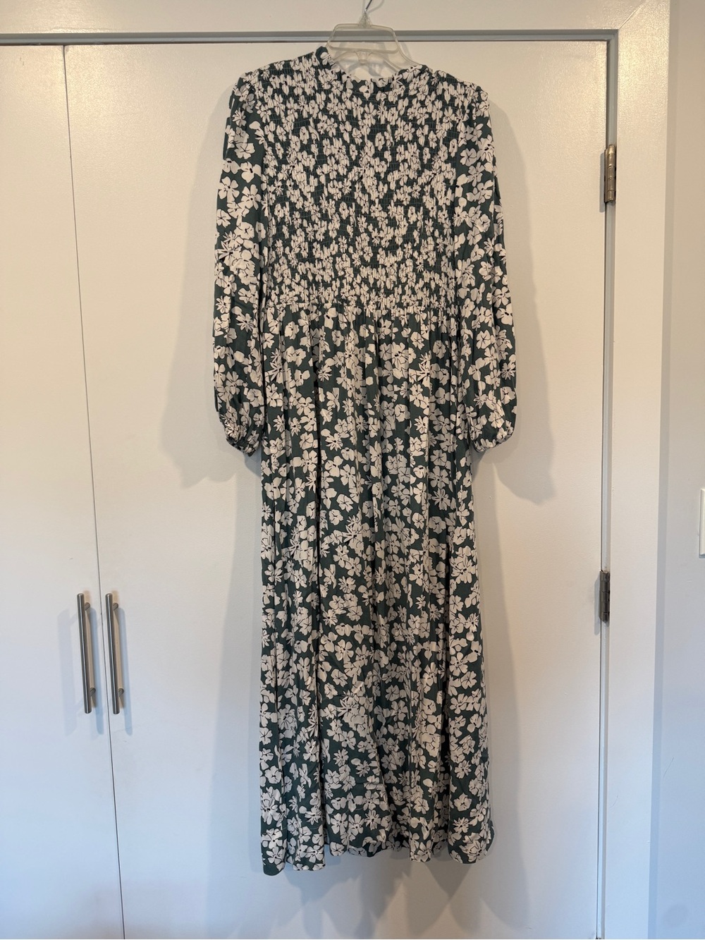 Byrd By Tzippy floral dress with smocked top